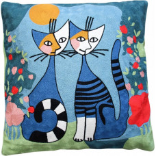 Picasso Blue Cats Cushion